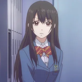 🎶 f0b5307d Аниме, Школьница, Униформа, Персонаж, Студент whatsapp sticker