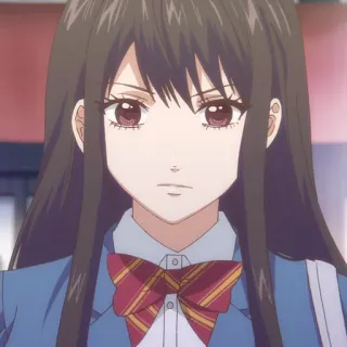 🎶 f9cb8271 Аниме девушка, Школьная форма, Мультфильм, Иллюстрация, Персонаж whatsapp sticker