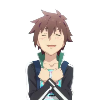 😙 b4b24695 Kazuma Satou Konosuba Anime, Konosuba, Kazuma, Kazuma Satou telegram sticker