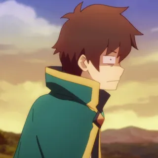 ⚔️ 35637c6d Kazuma Konosuba anime, kazuma, konosuba, lucu, isekai whatsapp sticker