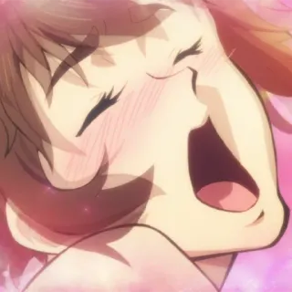 ⚔️ a8d34cc8 Anime, Wanita, Wajah, Merona whatsapp sticker