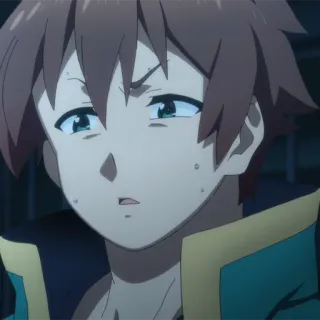 🛡 b2771cd5 Kazuma Satou Konosuba Anime, Bingung, Pria, Isekai, Kazuma, Satou whatsapp sticker