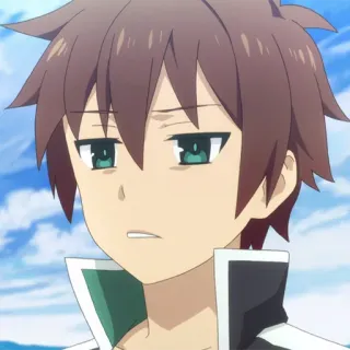 🛡 cecf3e11 Kazuma Anime, Manga, Kazuma, Konosuba, Karakter whatsapp sticker