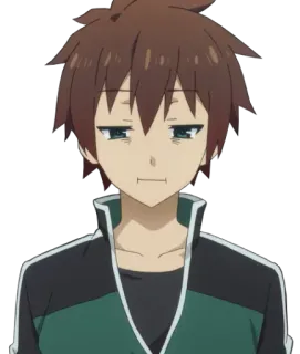 😑 0f4e41c5 Kazuma Konosuba Anime, Cartoon, Personage, Kazuma, Konosuba, Isekai telegram sticker