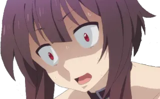 😨 dd06d526 Anime, Paniek, Bezorgd, Expressie, Geschokt, Cartoon telegram sticker