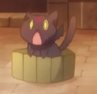 😱 136d12c6 แมว, สัตว์, การ์ตูน, จิบิ, น่ารัก telegram sticker