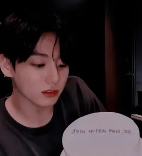 🗒 1c502249 JK I wish You, JK personne, gâteau, célébration, fan telegram sticker