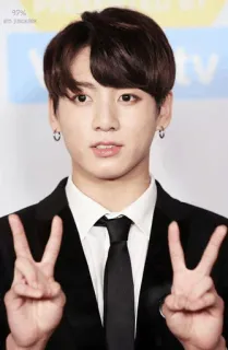 🐰 ef313c59 Jungkook jungkook, bts, kpop, cantante, musica telegram sticker