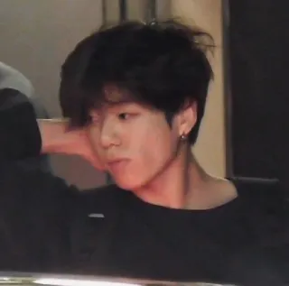 🍃 37250a0d человек, мужчина, азиат, k-pop, певец whatsapp sticker