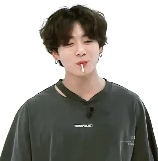 🍃 62d66f33 Jungkook k-pop, bts, чонгук, леденец, певец whatsapp sticker