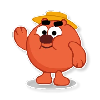 😉 bdcb09fc cartoon, character, illustration, sticker telegram sticker