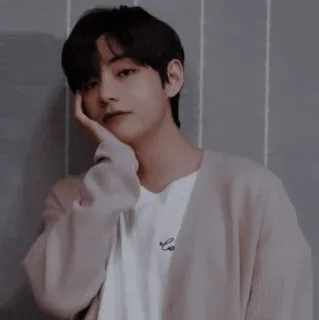 🗝 0321e7f8 V kpop, v, แทฮยอง, bts, เพลงเกาหลี, ไอดอล, นักร้อง whatsapp sticker