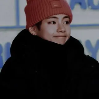 🗝 7d7559ed คน, หมวก, ฤดูหนาว, เสื้อโค้ท whatsapp sticker