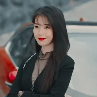 🗝 7ffda047 IU IU, เกาหลี, นักร้อง, นักแสดง, คนดัง, ผู้หญิง whatsapp sticker