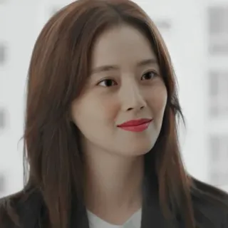 🗝 f8932d1d ภาพเหมือน, ผู้หญิง, ผมสีน้ำตาลเข้ม, เกาหลี whatsapp sticker