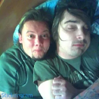 👨‍❤️‍💋‍👨 bb7aa3a0 Stickergram orang, teman, selfie, pria telegram sticker