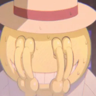 😀 bbbb3330 Koro-sensei Assassination Classroom Anime, Manga, Lehrer, Oktopus, Hut telegram sticker