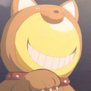 😀 dc1b4c8c Koro-sensei Assassination Classroom Anime, Lächeln, Cartoon, Monster, Gelb telegram sticker