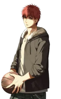 😶 02633657 Seijūrō Akashi Kuroko's Basketball anime, basketball, akashi, kuroko no basket whatsapp sticker