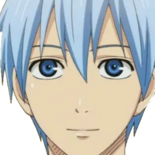 😊 6f1feb30 Kuroko Kuroko no Basket anime, manga, character, kuroko, portrait whatsapp sticker