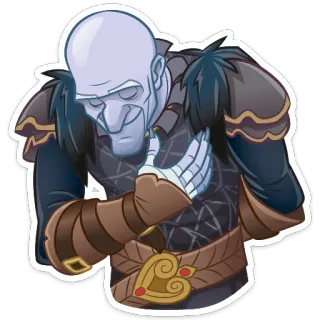 😌 184d3996 stiker, pria, fantasi, karakter telegram sticker