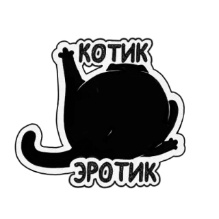 😉 28081172 котик
ЭРОТИК kot, kotek, słodki, erotyczny, rosyjski, naklejka, sylwetka, humor telegram sticker