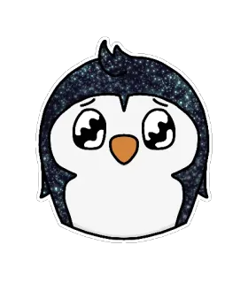 🙇‍♀ 4d3477d6 pinguino, carino, animale, adesivo, cartone animato telegram sticker