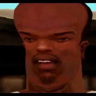 🌟 d7453088 CJ Grand Theft Auto: San Andreas CJ, グランド・セフト・オート, サンアンドレアス, ビデオゲーム, キャラクター, ミーム telegram sticker