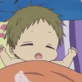 💗 6a9089b9 赤ちゃん, 睡眠, かわいい, 子供, 漫画, アニメ telegram sticker