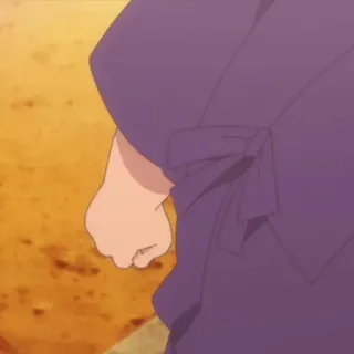 💗 cbd9ef13 手, 拳, 紫色の服, 袖 telegram sticker