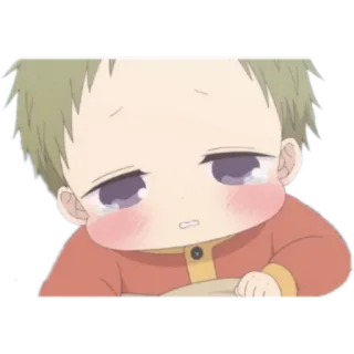 🖤 8755587a Anime, Em bé, Khóc, Buồn, Dễ thương, Phim hoạt hình telegram sticker