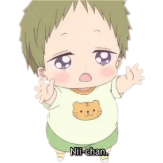 😭 89510160 Nii-chan. Anime, Em bé, Hoạt hình, Dễ thương telegram sticker