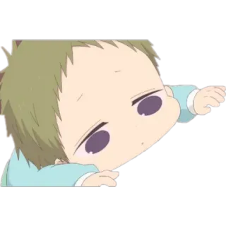 🖤 adc85183 em bé, anime, dễ thương, buồn ngủ telegram sticker