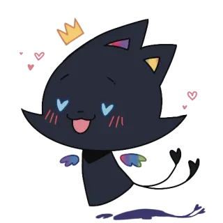 😍 1c347bf7 kot, słodki, tęcza, kawaii, naklejka telegram sticker
