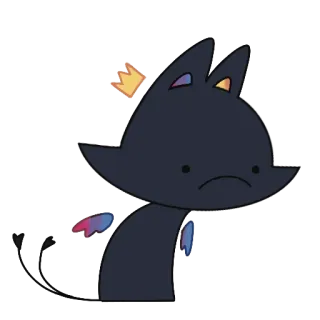 ☹️ 9cd40b17 kot, słodki, tęcza, LGBT telegram sticker