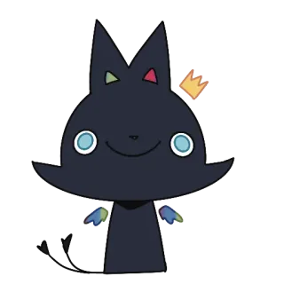 😶 e2ed8984 kot, słodki, postać, kreskówka, zwierzę, maskotka telegram sticker