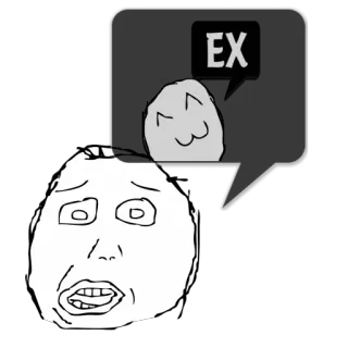 😼 9716bcd1 EX Meme, Mantan, Hubungan, Wajah, Internet, Lucu, Ekspresi telegram sticker