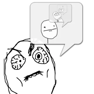 😼 1c0840b7 F*** Meme, Rage Face, Menyinggung, Disensor, Kasar whatsapp sticker