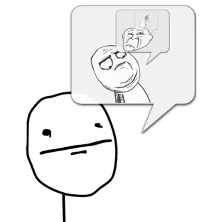 😼 1cf64f74 Meme, Rage Face, Sedih, Meme internet, Ekspresi, Lucu whatsapp sticker