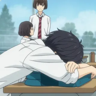 🍘 11975c05 อนิเมะ, โรงเรียน, นักเรียน, ห้องเรียน, เศร้า, เหนื่อย, เบื่อ telegram sticker