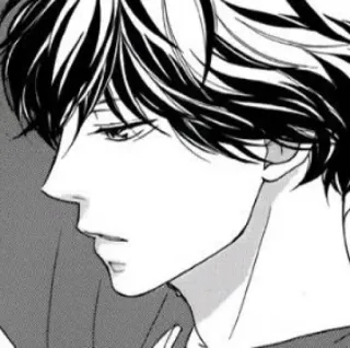 🍘 42970560 อนิเมะ, มังงะ, ตัวละคร, ภาพเหมือน, ขาวดำ telegram sticker