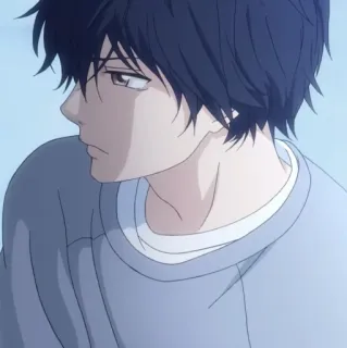 🥯 310a2d53 Anime, Masculino, Retrato, Ilustración, Dibujo animado telegram sticker