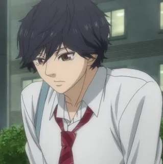 🥯 3ceda4d2 Anime, Chico, Uniforme escolar, Estudiante telegram sticker