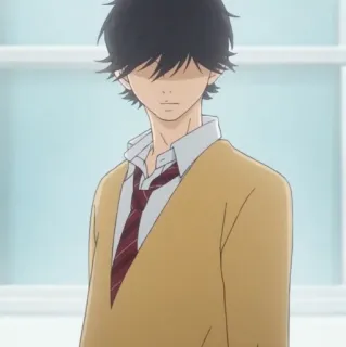 ☕ 4d132350 Anime, Uniforme escolar, Adolescente, Retrato, Chico telegram sticker