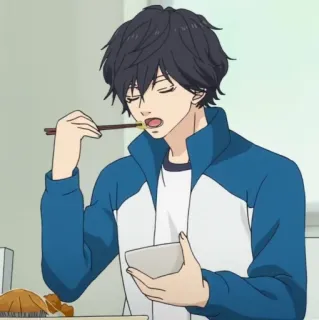 🎞 597b1780 Anime, Comiendo, Comida, Palillos telegram sticker