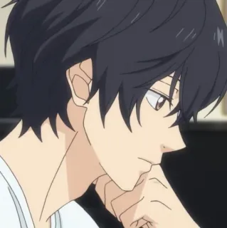 ☕ 6a93dde8 Anime, Masculino, Retrato, Personaje telegram sticker