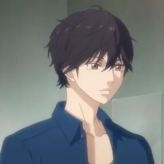 🥯 766e7d34 anime, retrato, personaje, hombre, chico telegram sticker