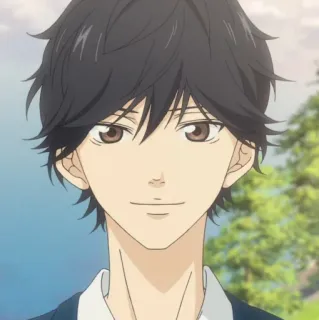 ☕ 8446247c Anime, Manga, Masculino, Sonriendo telegram sticker