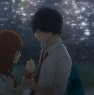 ☕ 976d46e0 Anime, Romance, Pareja, Amor, Dibujos animados, Relación telegram sticker