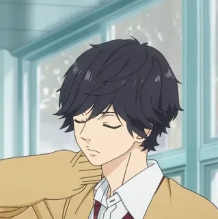 🎞 a2d9af94 anime, escuela, chico, dibujos animados telegram sticker